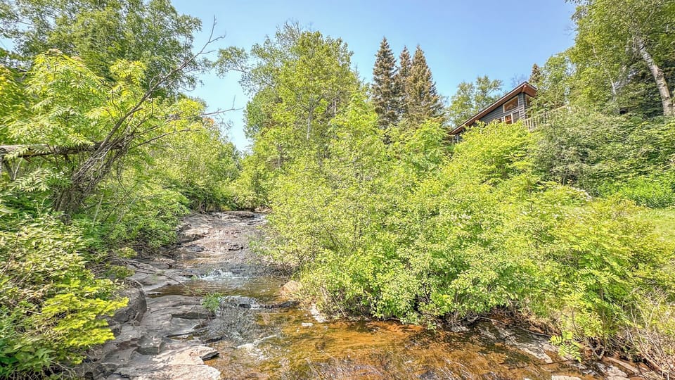 Not just Lake Superior! Lutsen House also sits on a small river.