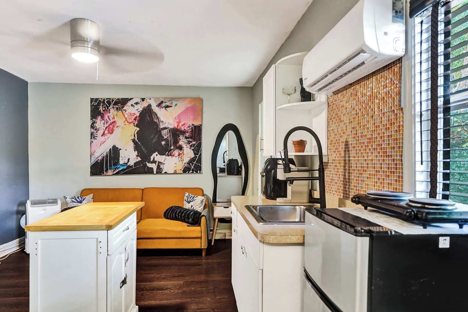 Relax & stream your favorites on the living room’s smart TV​