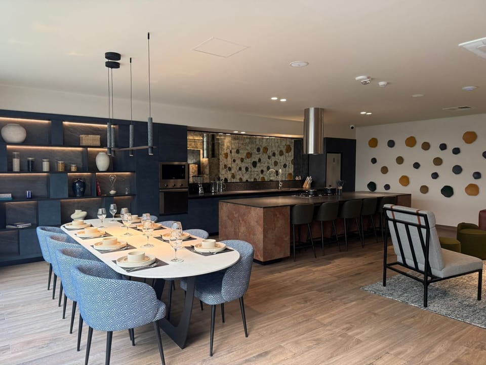 Stylish Communal Dining Space
