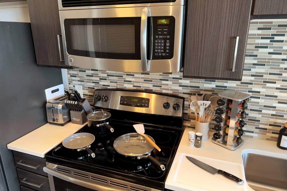 Everything you need to make a home cooked meal or microwave your Hattie B's from last night...