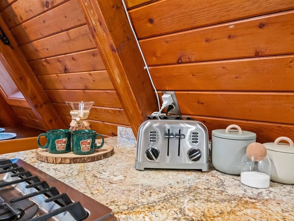 Start your mornings with coffee and plan your day in Tahoe.
