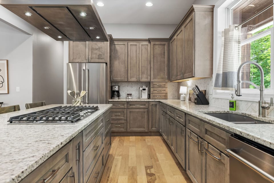 Plenty of space for cooking meals.
