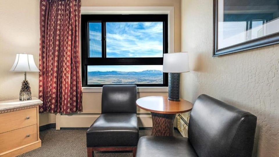 Sip morning coffee by the window and watch the landscape.