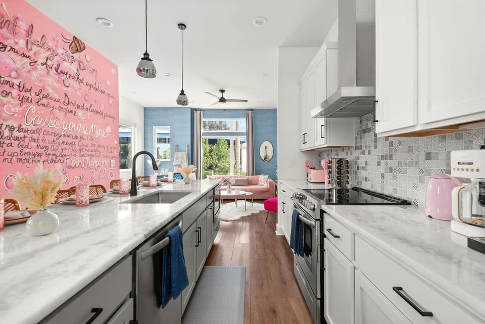 Fully stocked kitchen