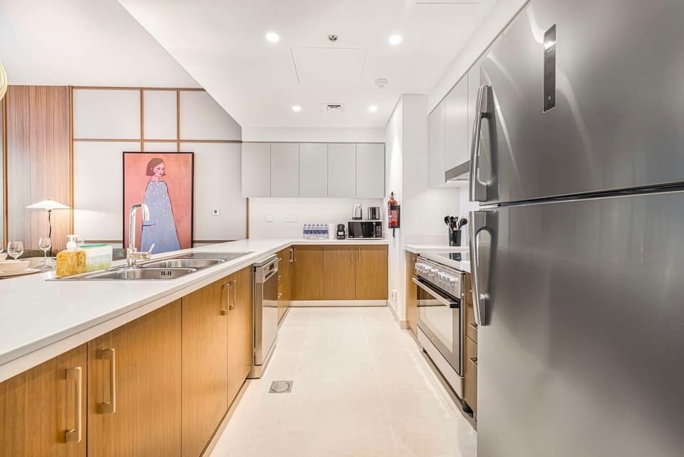 Bright kitchen corner with all essentials ready