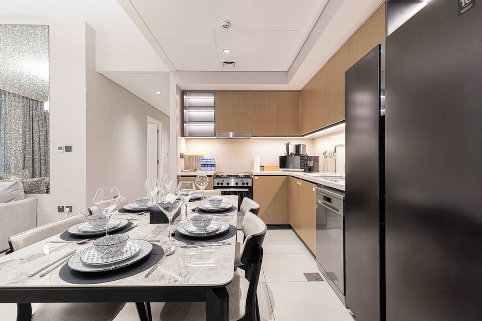 Fully equipped kitchen for easy cooking