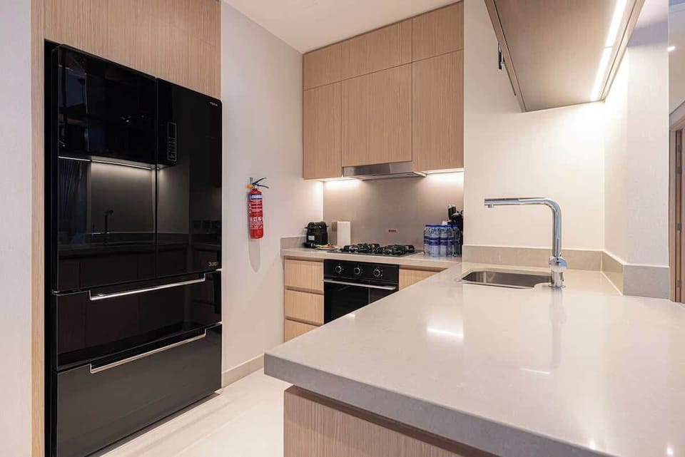 Spacious, well-equipped kitchen for home-style cooking