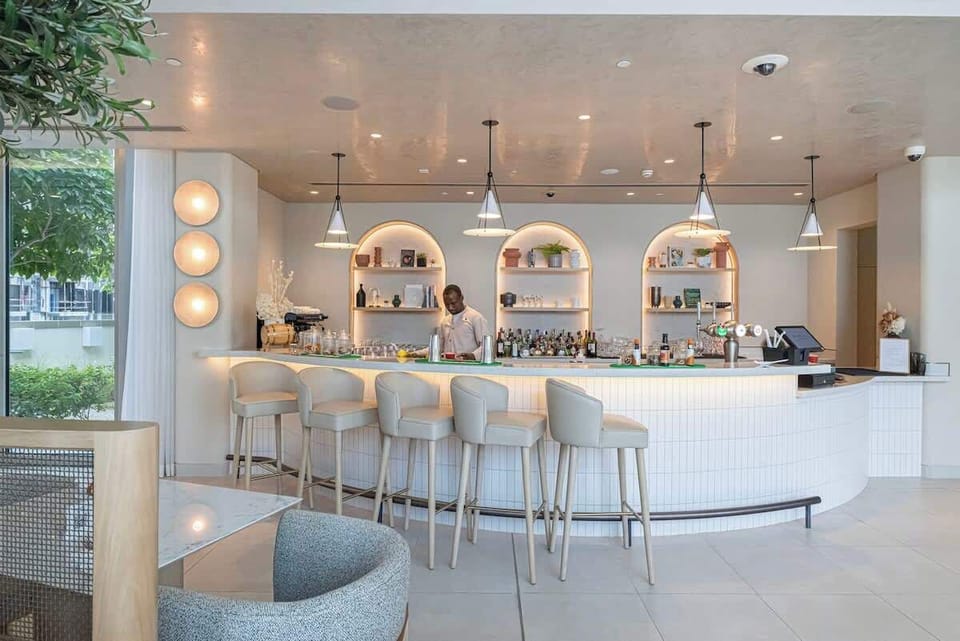 Well-appointed shared multi-purpose area for work, hobbies, or socializing