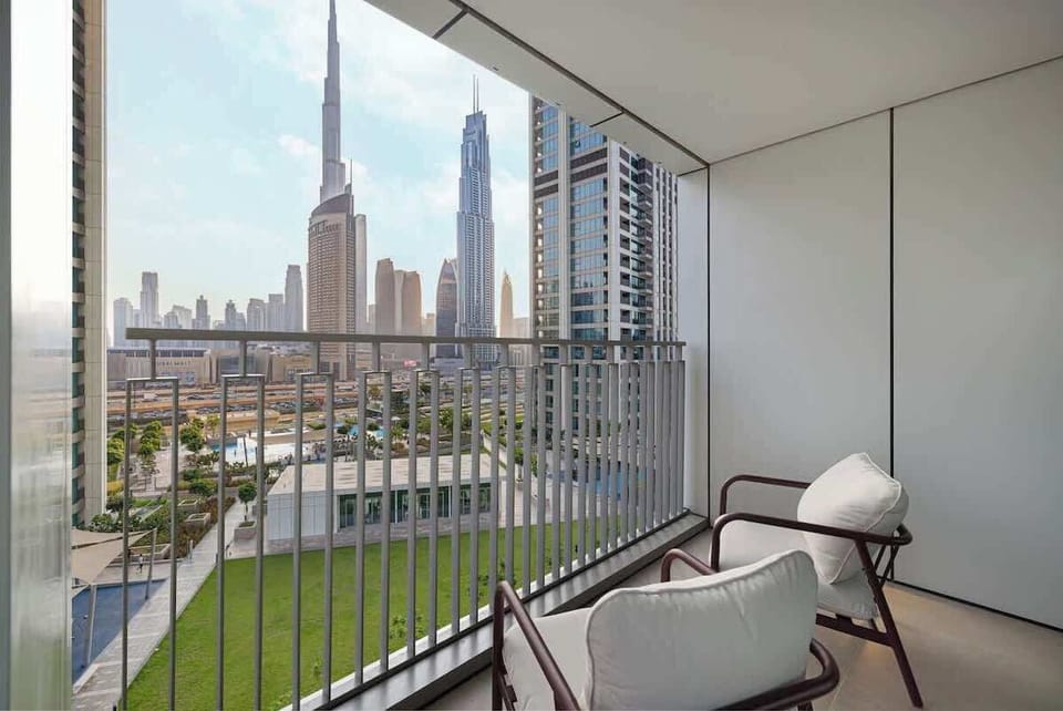 Cozy private terrace with a front-row seat to vibrant Downtown