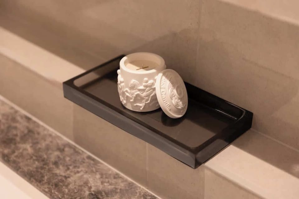 Add warmth and fragrance to your stay with elegant scented candles