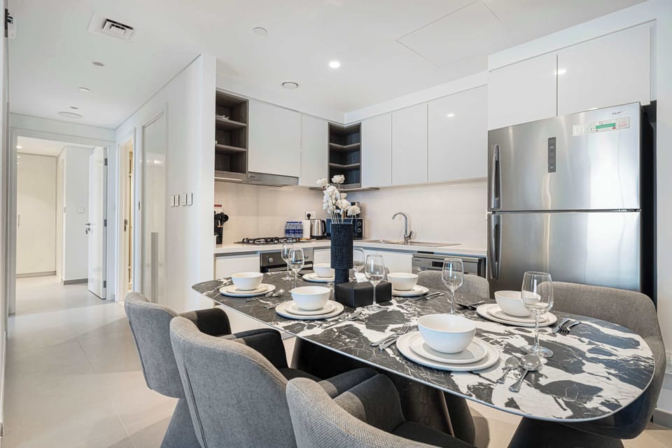 Spacious, modern layout—kitchen, dining, and comfort in one