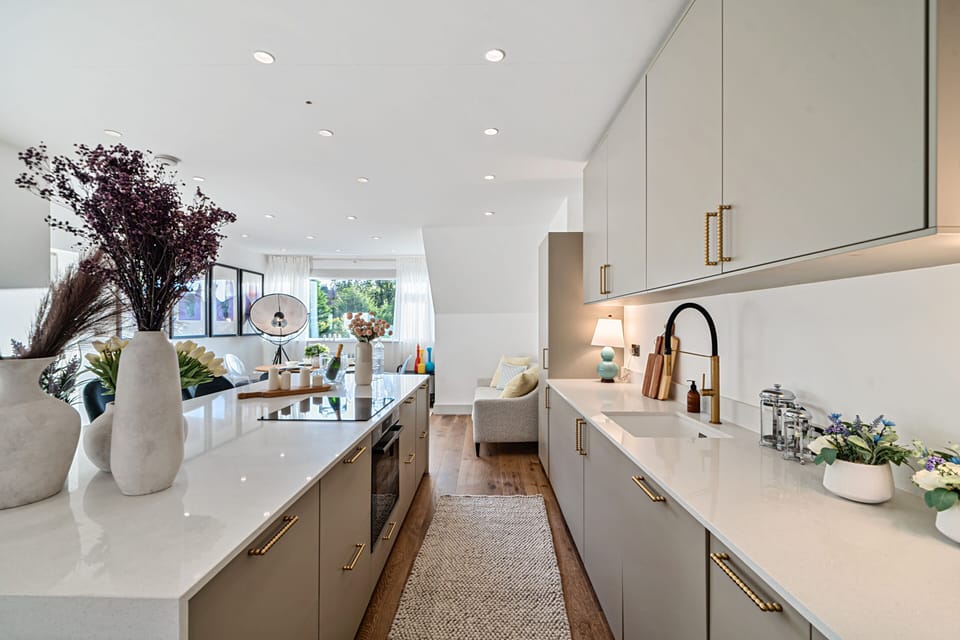 Luxury kitchen island designed for style and functionality