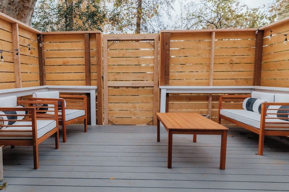 Your private spot to soak in the atmosphere.