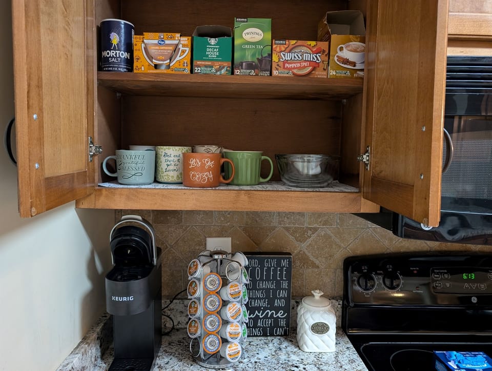 mugs and Keurig cups