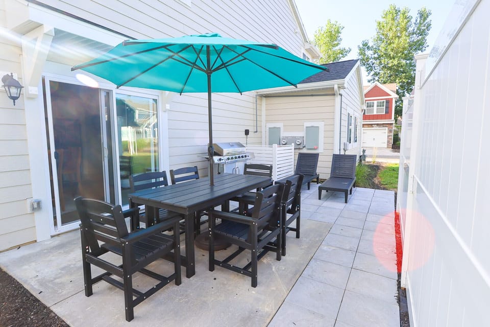 The perfect spot for family meals, morning coffee, or unwinding in the fresh air.