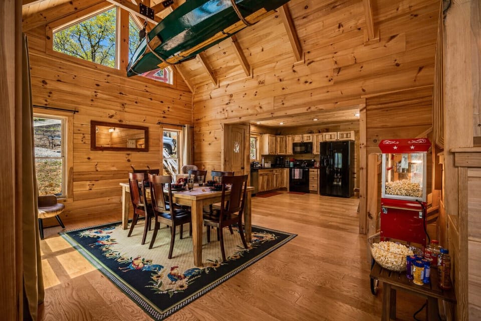 Dining space with a large table that brings everyone together for meals, conversation, and relaxing evenings.