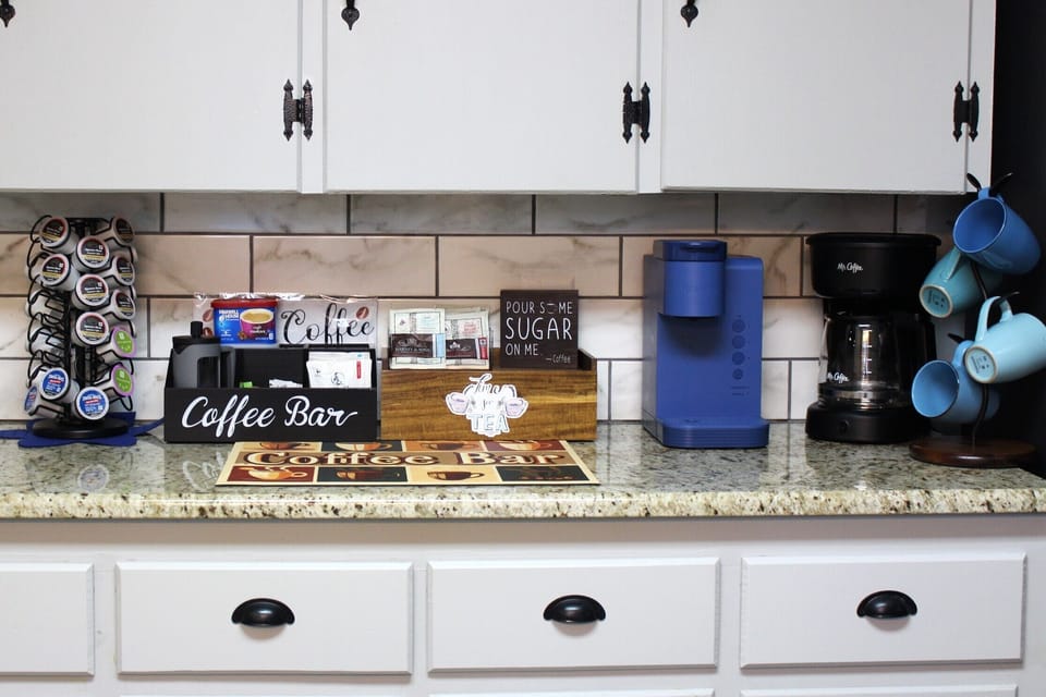 Tea | Coffee Counter. Start your day right at our brew bar.