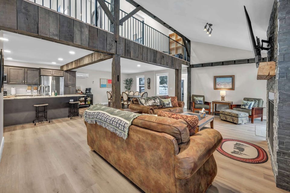 A warm, inviting spot to lounge, chat, and enjoy your stay.