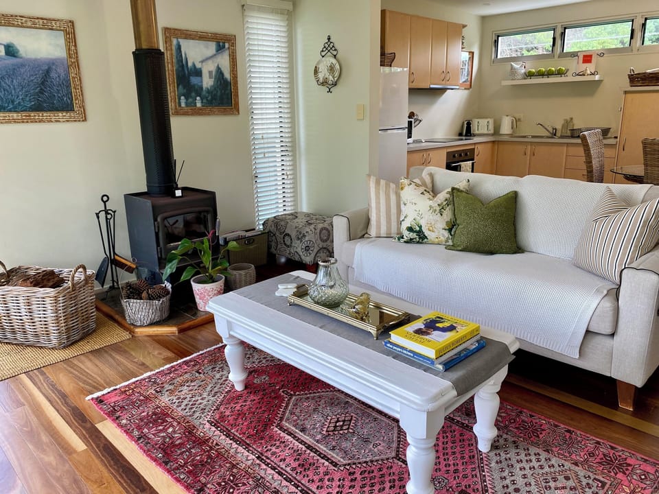 Open plan living/dining/kitchen area. 