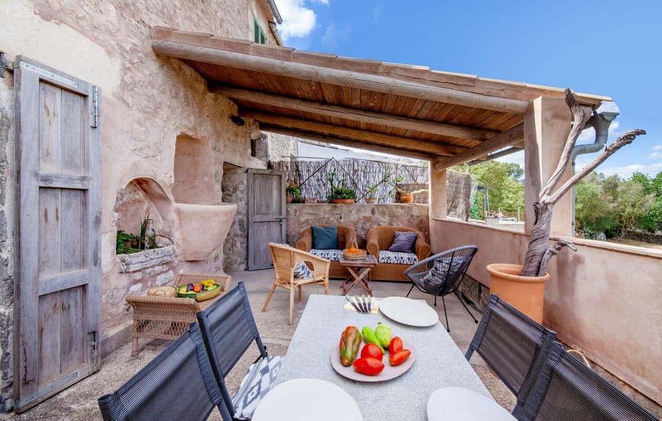 outside