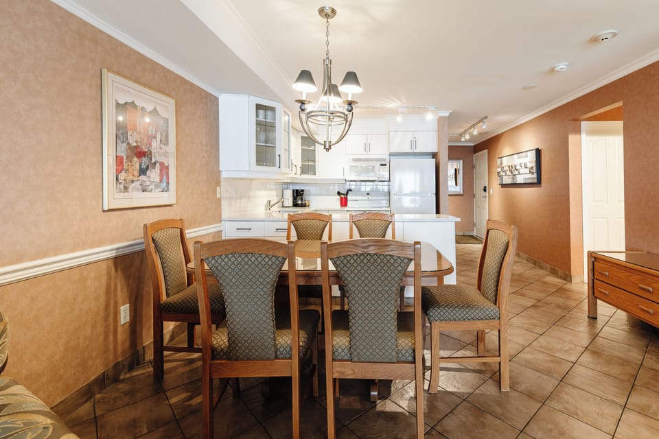 Waking up in this dreamy dining + kitchen setup… feels like a mini getaway in itself