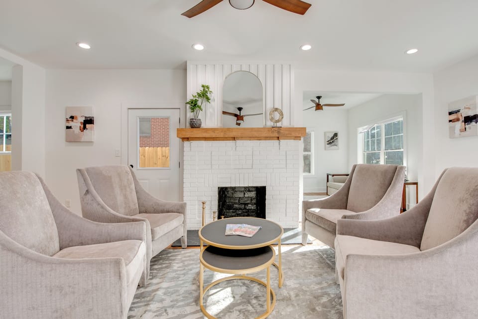 Atlanta Vacation Rental | 4BR | 3.5BA | 3,000 Sq Ft | 7 Steps to Enter