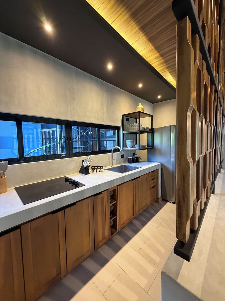 Kitchen with utensils, dishes, pots, pans, etc.
