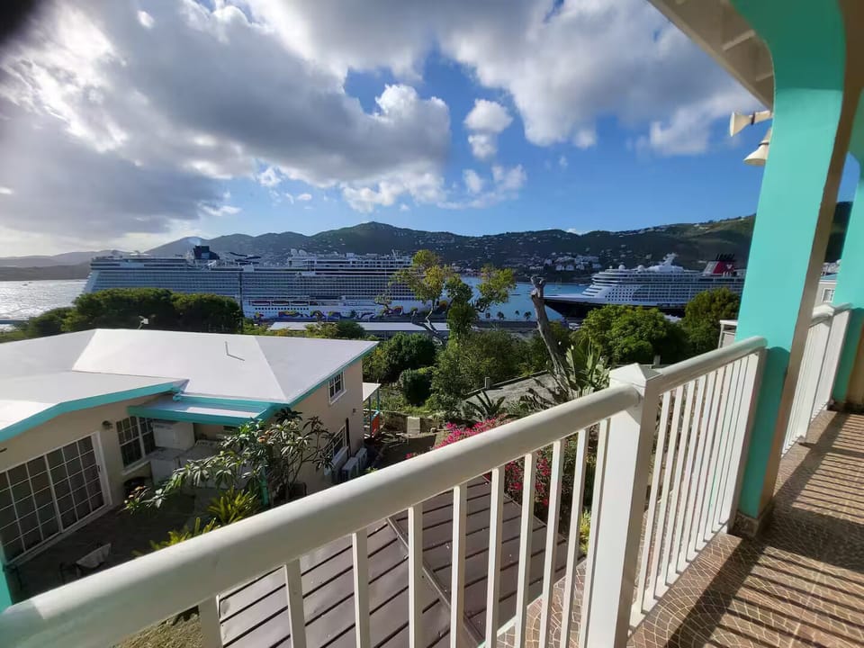 Cruise ship docked in Harbor