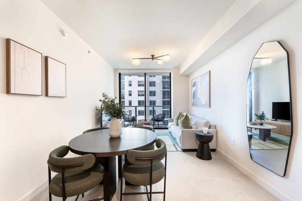 Dining area for meals & gatherings.