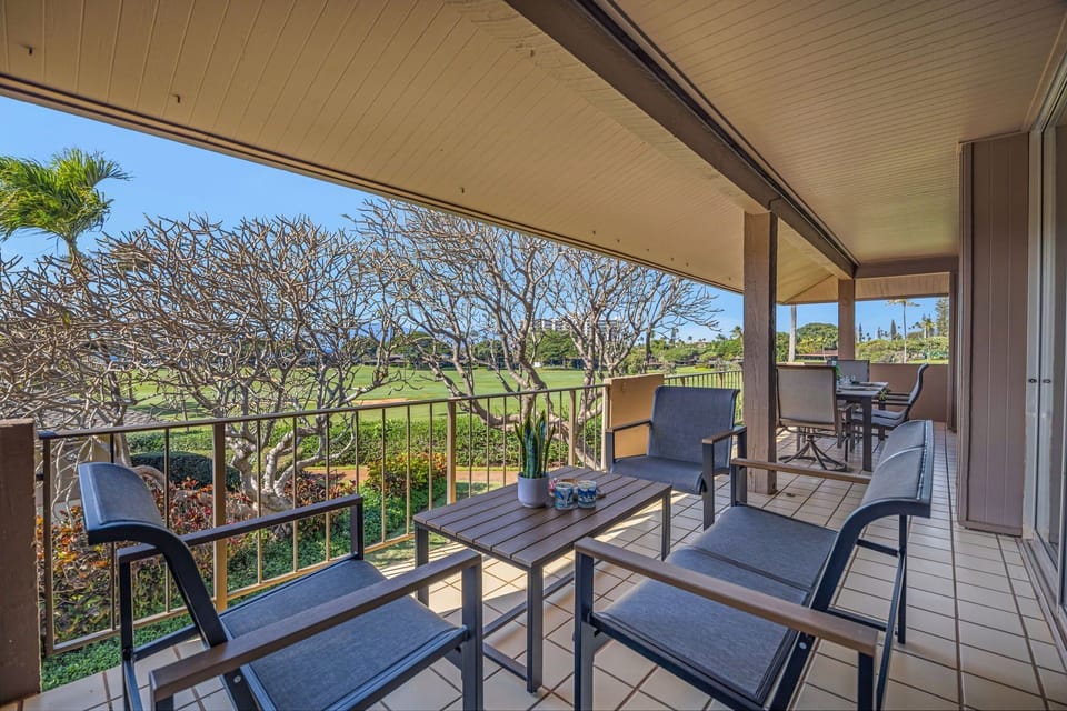Unwind on your private balcony with comfortable seating and refreshing views of the surrounding natural scenery.