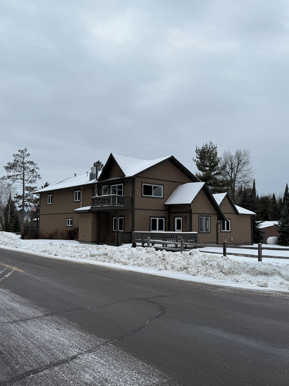 Outside of property from the street 