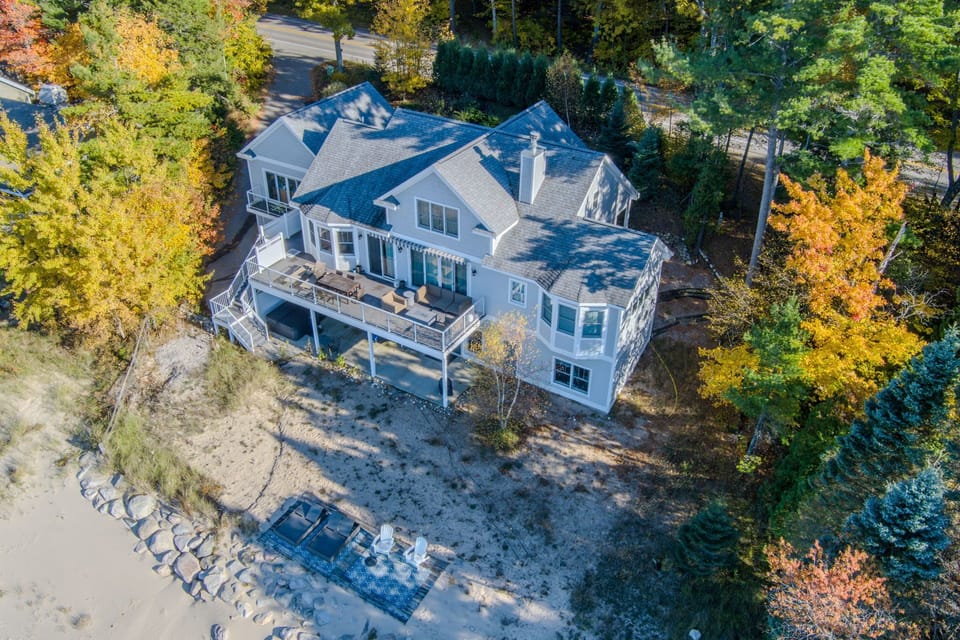 122' of magical frontage on Lake Michigan Good Harbor Bay 