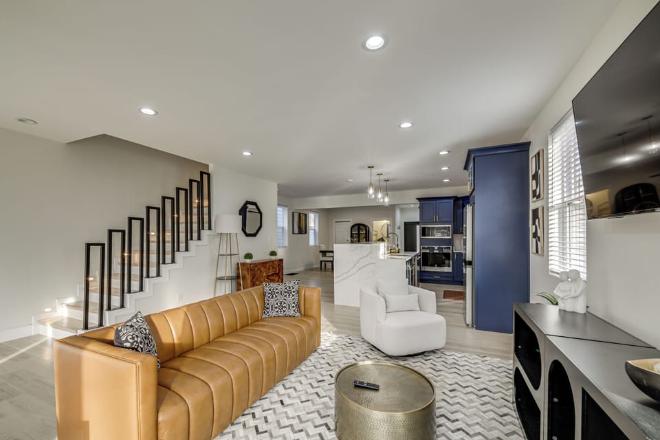 Living Room | 1st Floor | Open Floor Plan | Smart TV