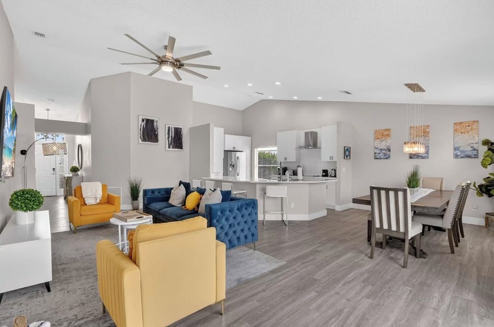Open concept living space