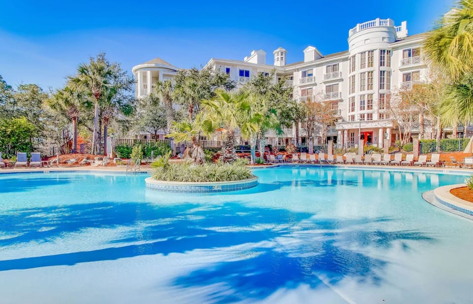 Three pools and two hot tubs for your enjoyment