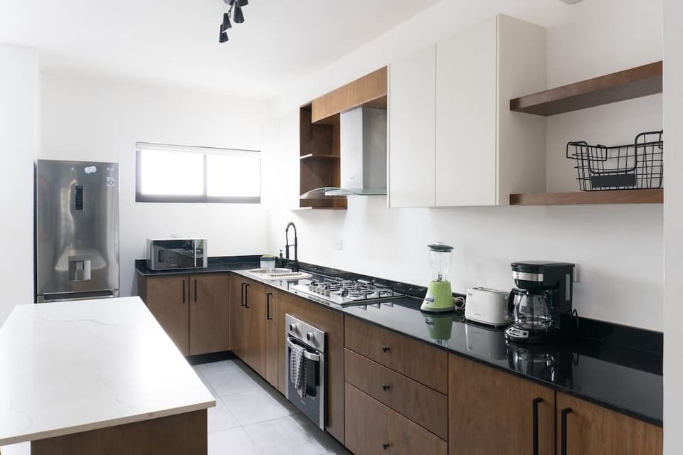 Cocina equipada con todo lo necesario