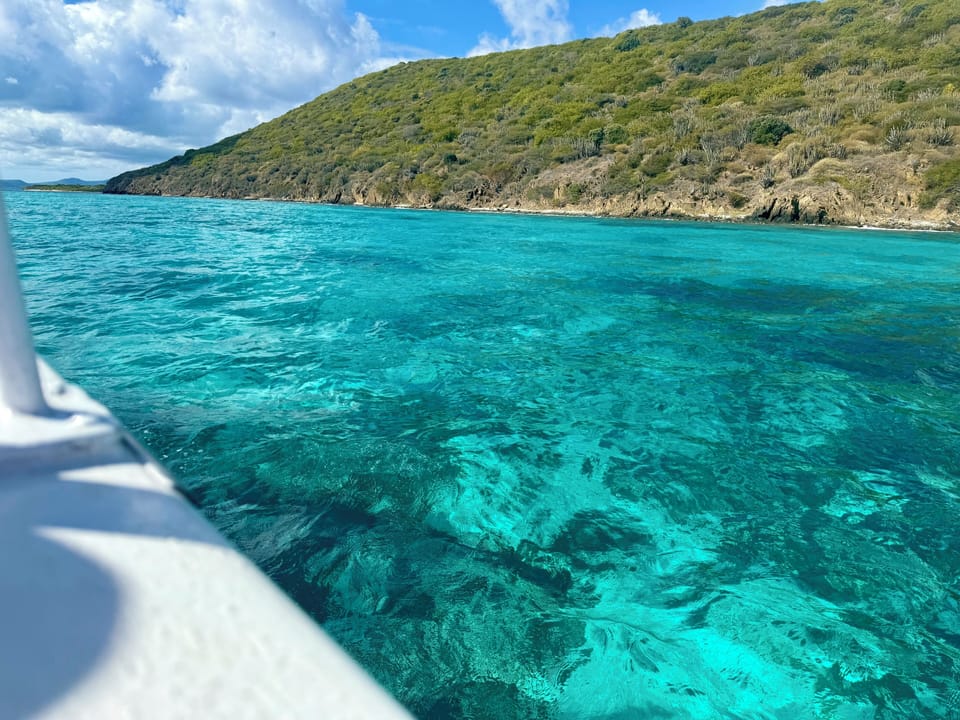 Buck Island and Caribbean Blue Water!
