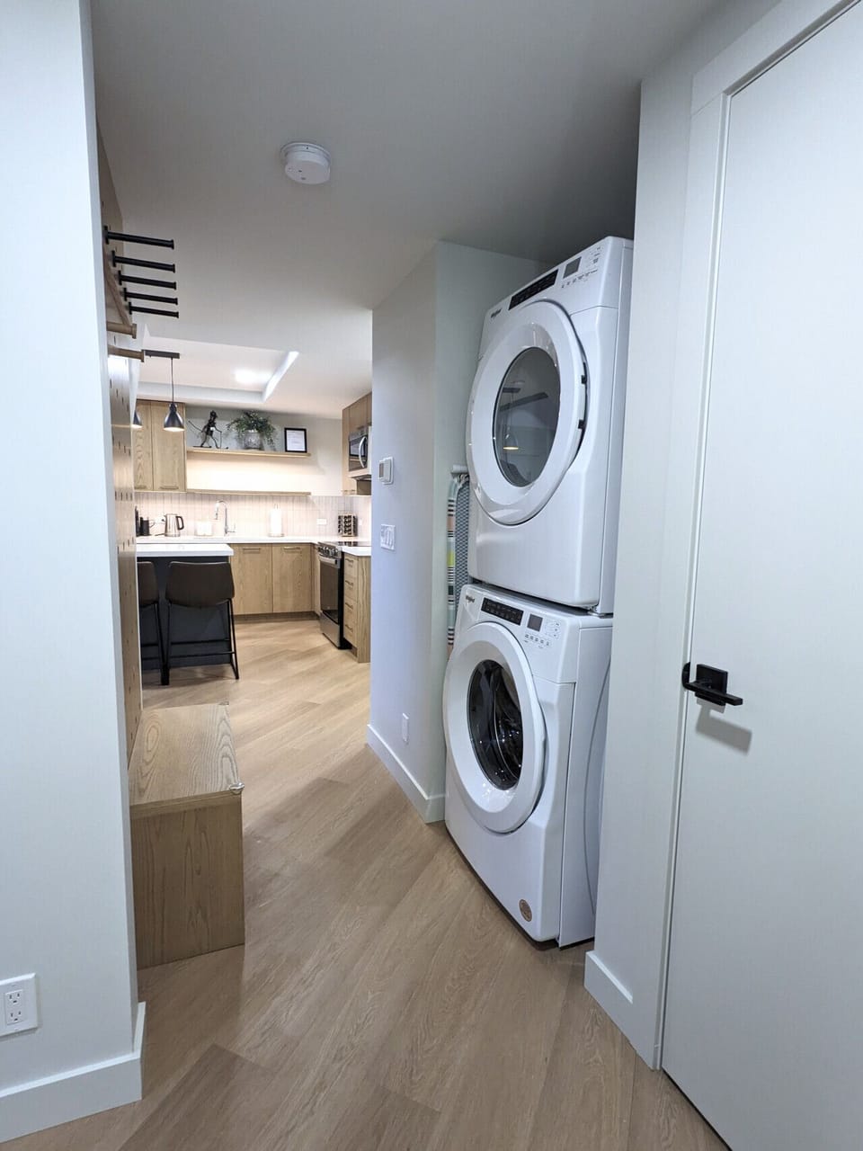 Washer and dryer with detergent