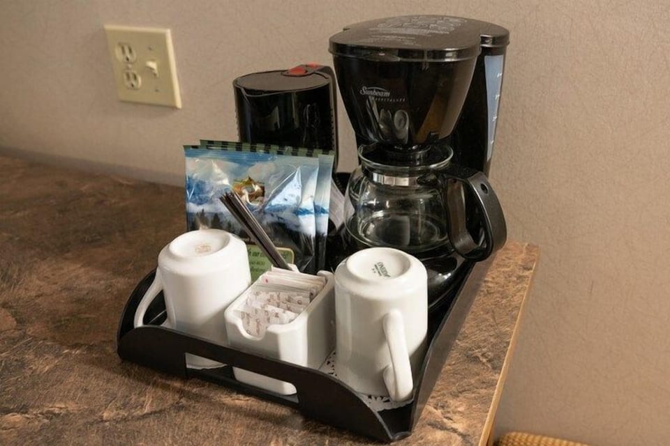 Snuggle up with a cup of coffee or tea.