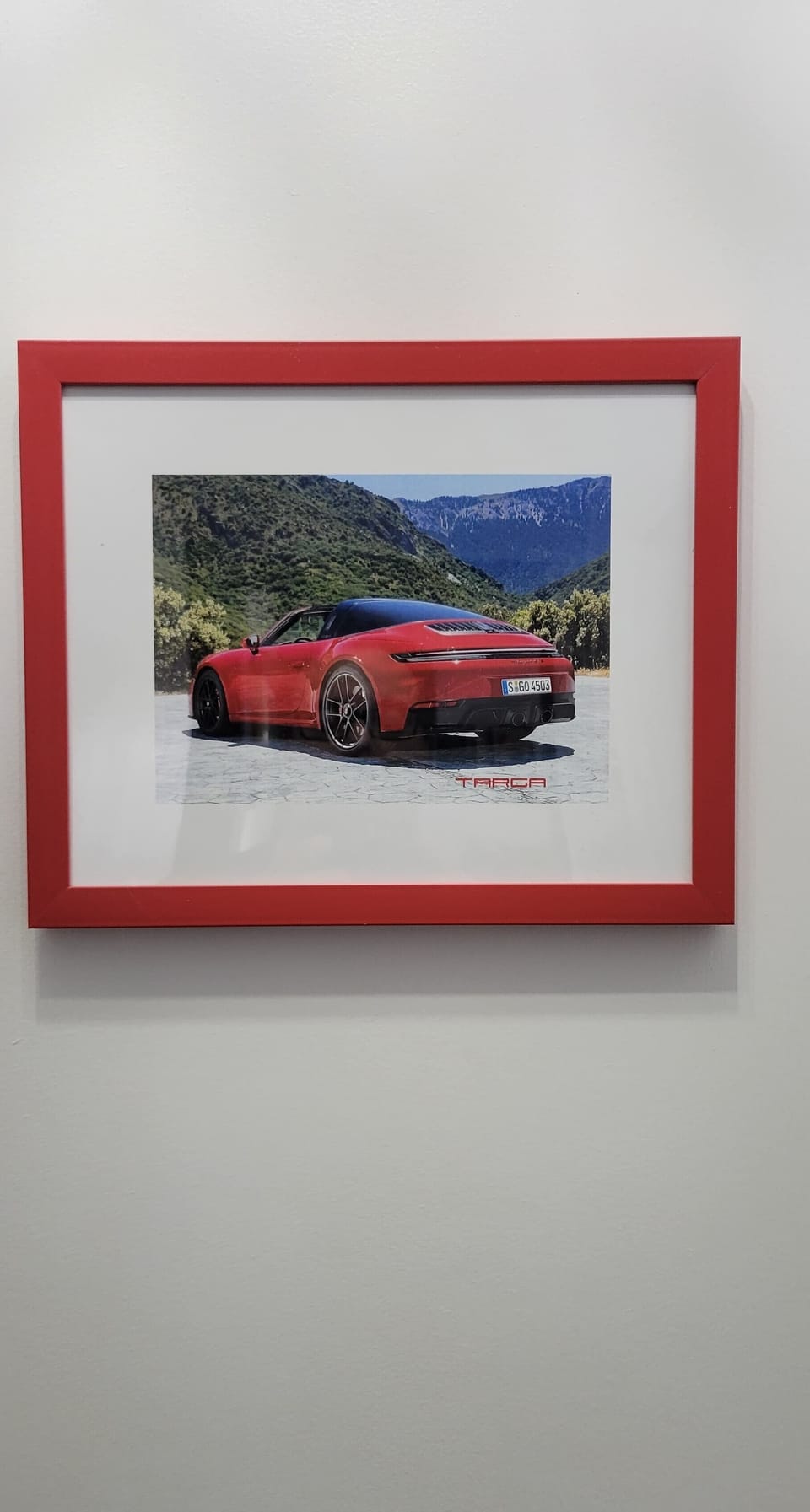 Targa Queen bedroom sign