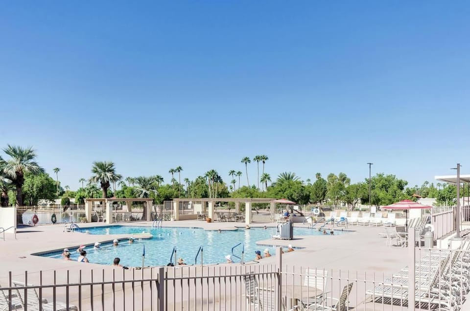 community heated pool with amenity pass