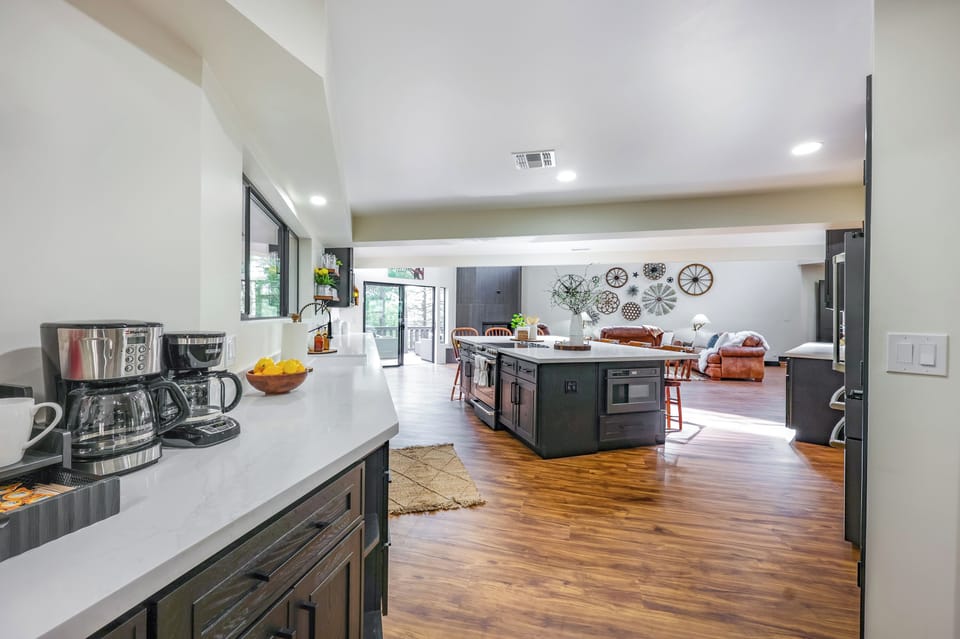 The heart of every great getaway starts here. Prepare meals, gather around the oversized island, and stay connected with family and friends in the open-concept living space.
