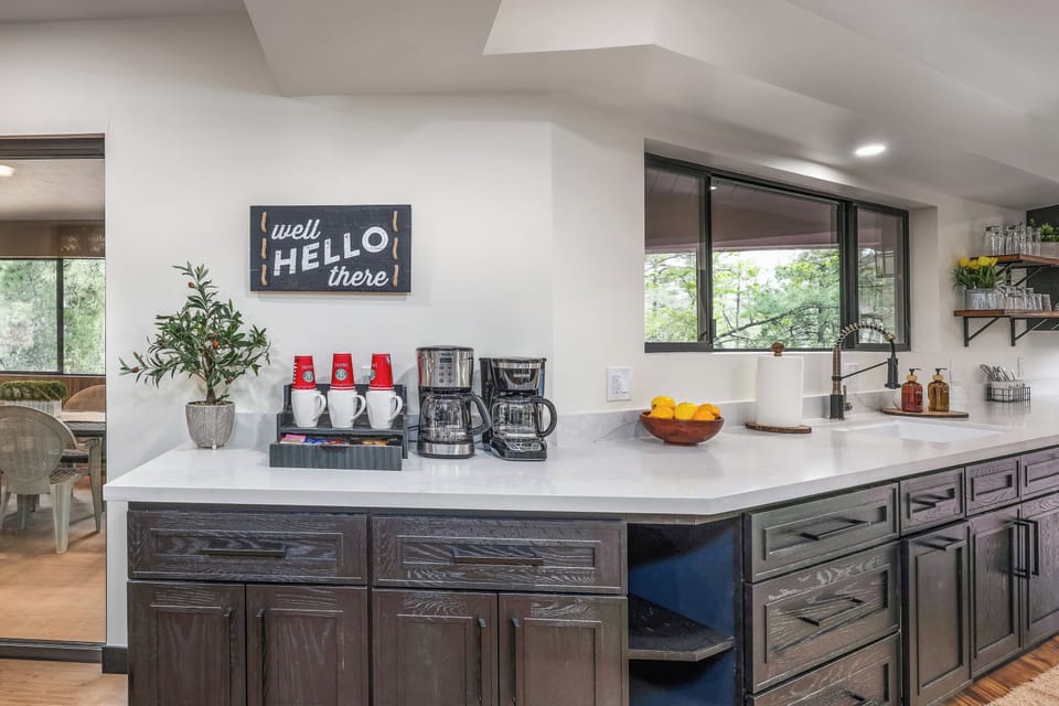 It's the little details that make a stay memorable. Enjoy a thoughtfully curated coffee station designed to make every morning feel effortless.