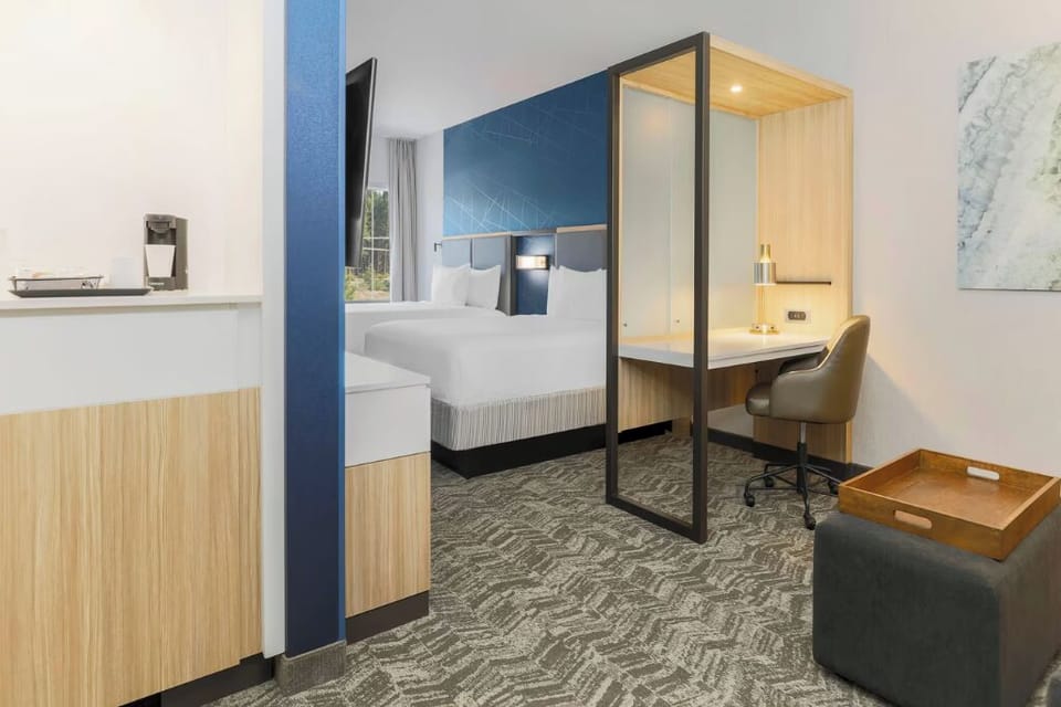 Fuel your day with convenient in-room coffee and snacks.