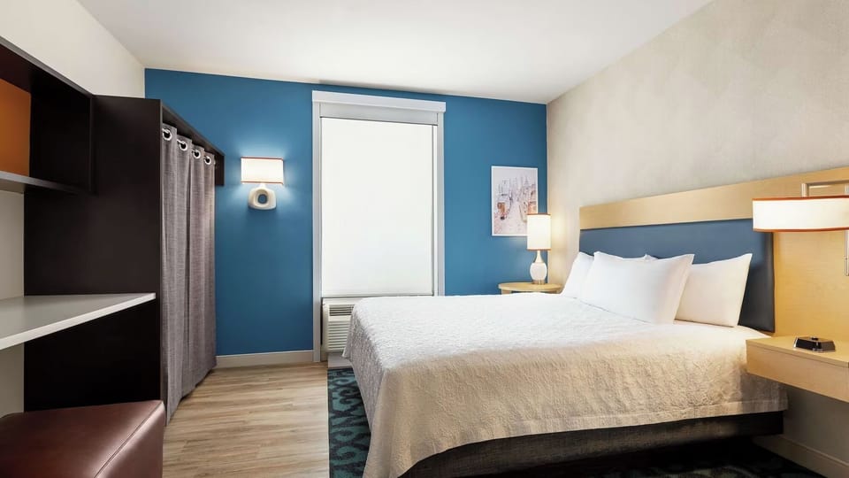 Bedroom. Interior and views may vary based on location and availability.