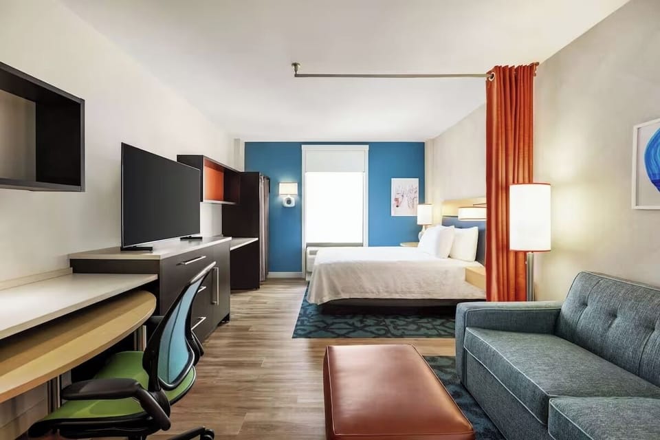 Bedroom. Interior and views may vary based on location and availability.