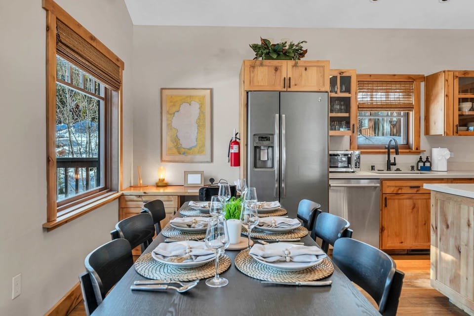 Dining: Table for 8 Seats, open space concept and views