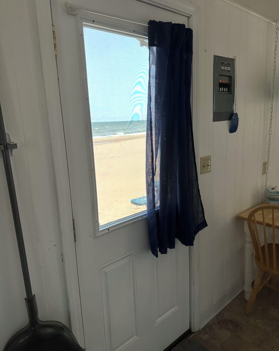 Side door to beach. 