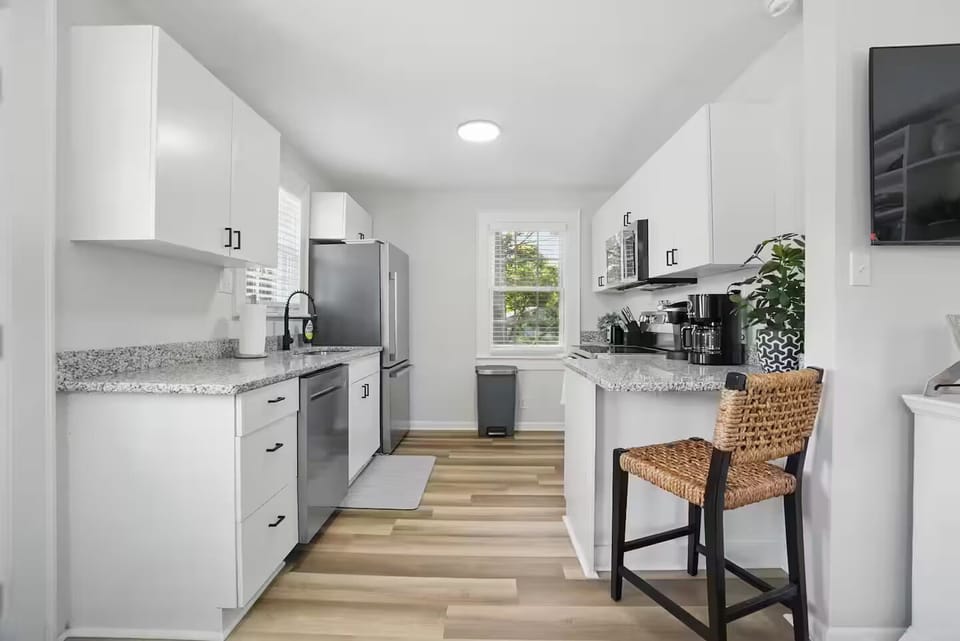 Cook with ease in this bright, modern kitchen—perfect for simple meals 