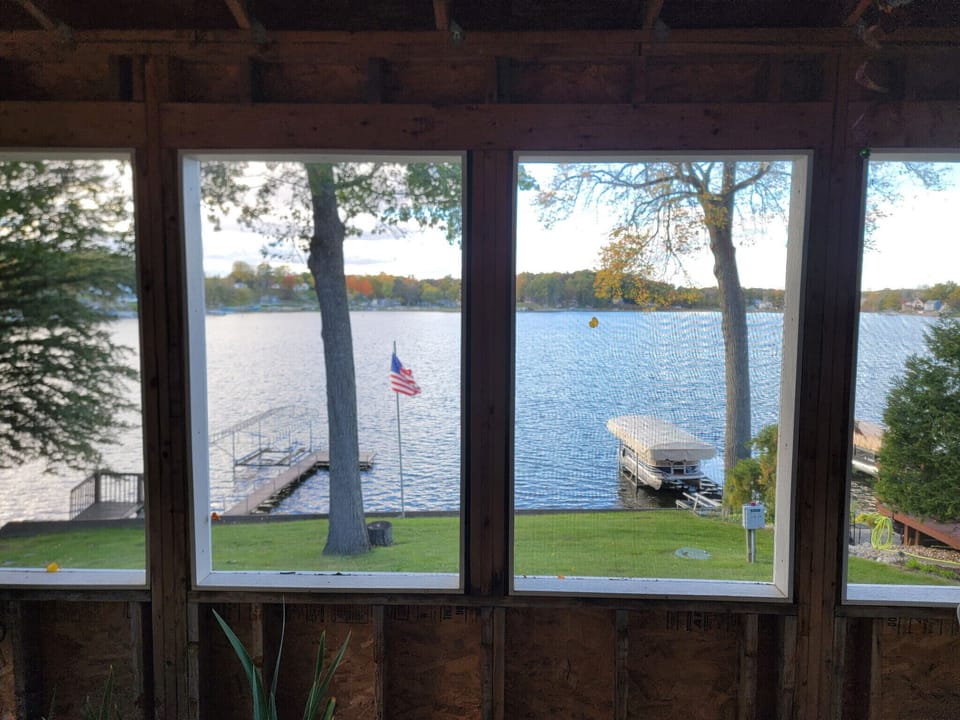 Screened in Porch view